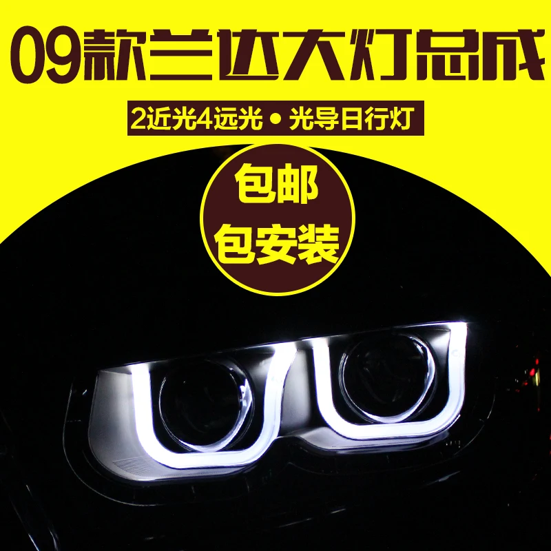 Автомобильный Стайлинг передние фары светодиодные передсветильник ры для Highlander