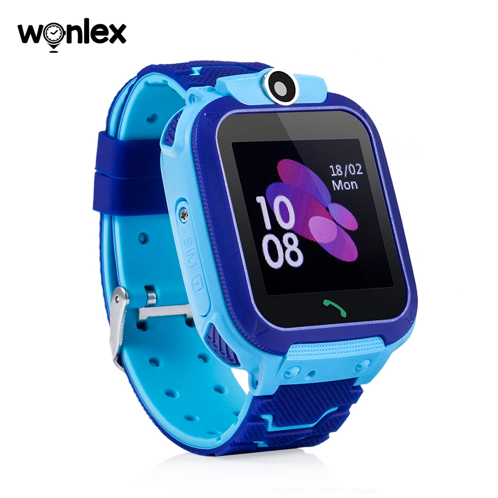 Wonlex новая версия GW600S GPS Детские умные часы 1 44 дюйма цветной сенсорный экран