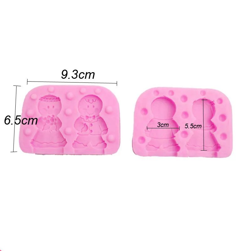 Силиконовая форма имбирный человек любителей плесень рождественское печенье