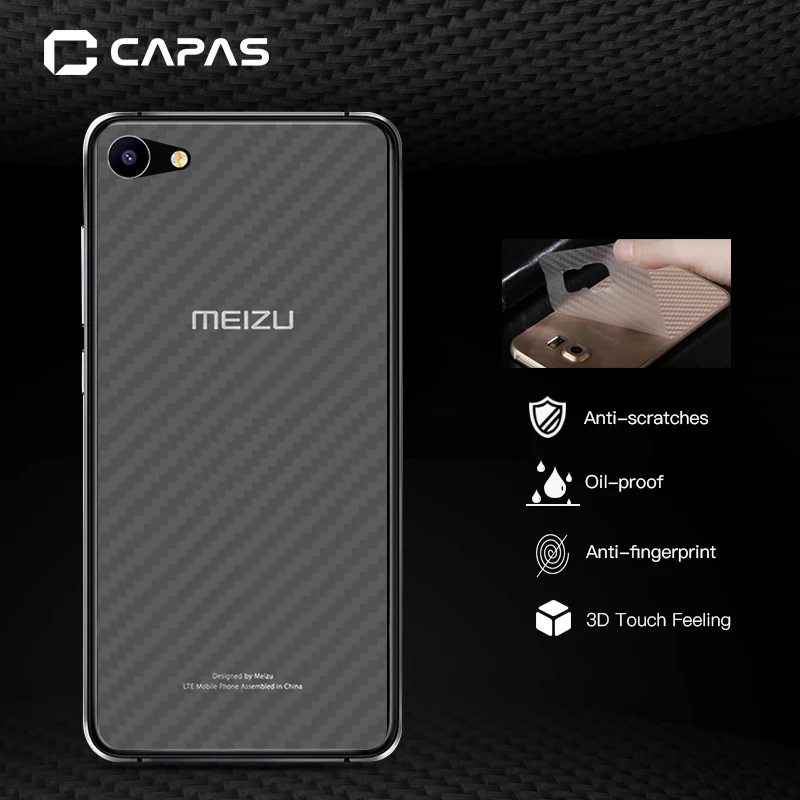 5 шт. для Meizu U10/U20/Meizu M3 Max защита экрана оригинальные capas прозрачные 3D углеродное