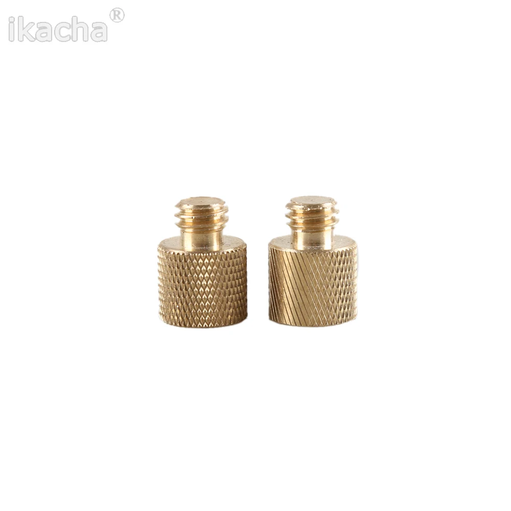Лидер продаж латунный резьбовой винт для штатива золотого цвета переходник