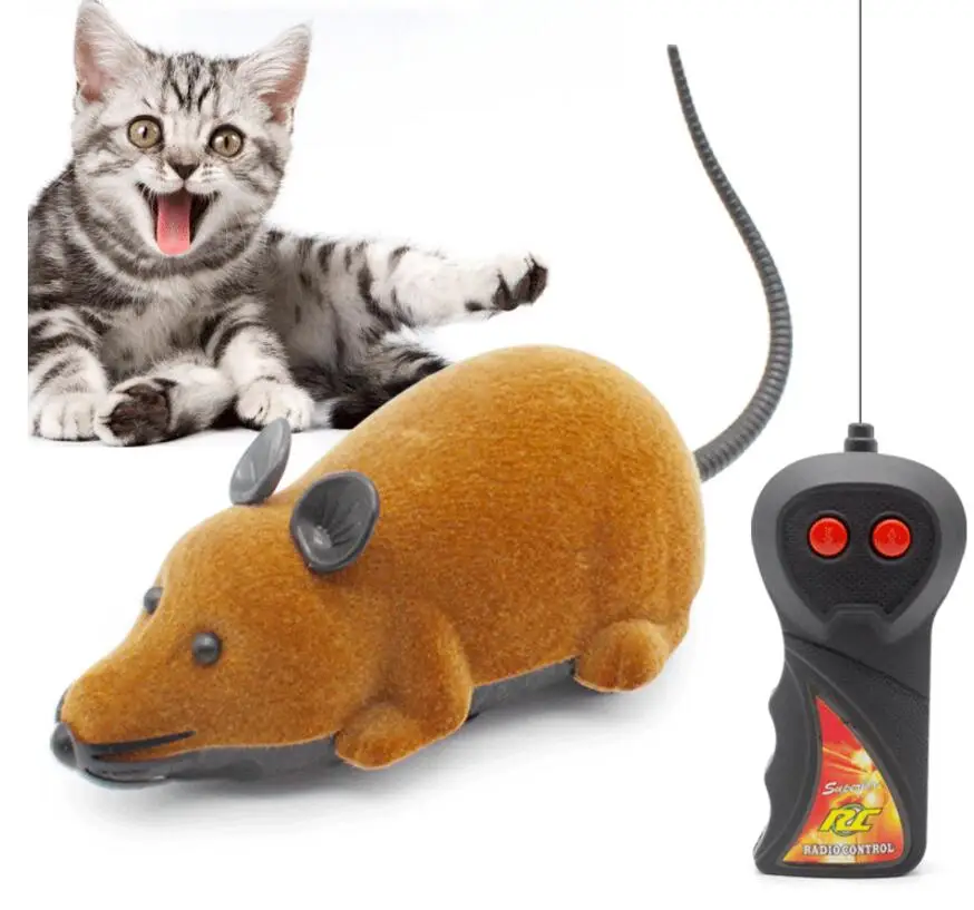 Лидер продаж Новый черный белый цвет забавные Pet кошки-мышки игрушка