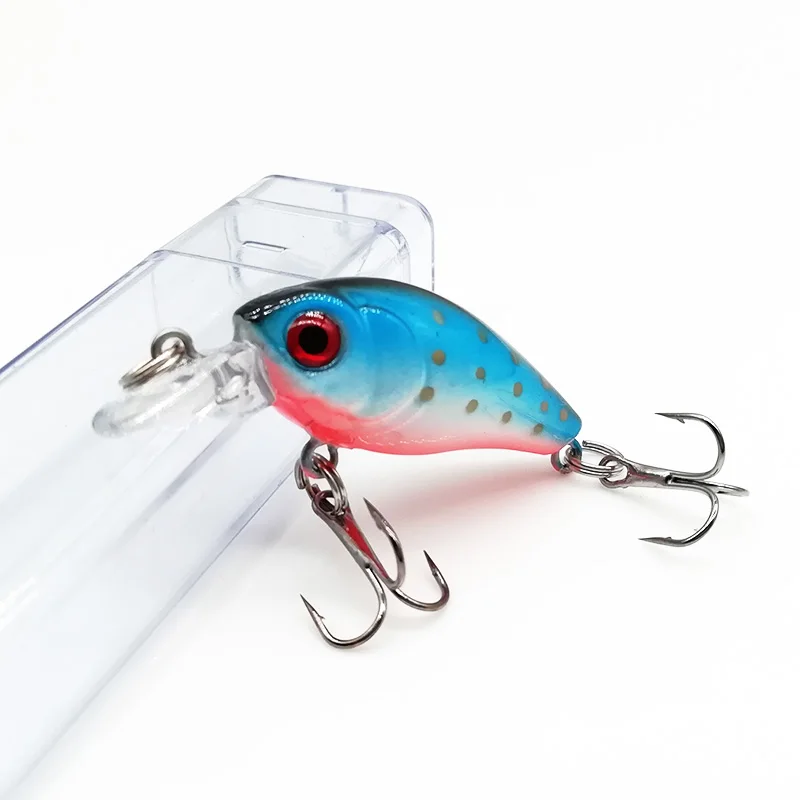SEALURER Mini Crankbaits 4 5 см 3 г с 8 # крючками плавающие приманки в форме гольяна