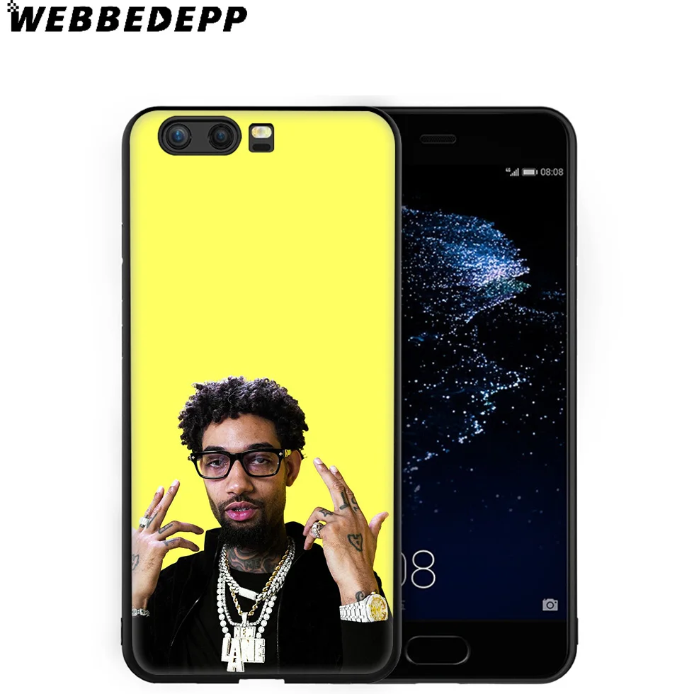Мягкий чехол WEBBEDEPP PnB Rock для Huawei P8 P9 P10 P20 P30 Lite Pro P Smart Z Plus 2019 Y6 Prime 2018 2017 Mini |