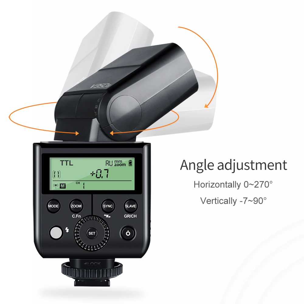 2 шт. Godox V350F TTL HSS Высокоскоростная синхронизация X System Speed lite встроенный литий
