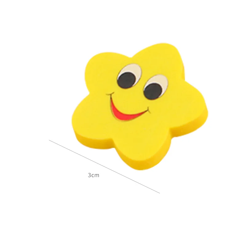 Карандаш «кавай» ластик 54 шт. милый I Love Smile Star ластики Новинка призы, подарок для детей канцелярские принадлежности забавные школьных принадлежностей