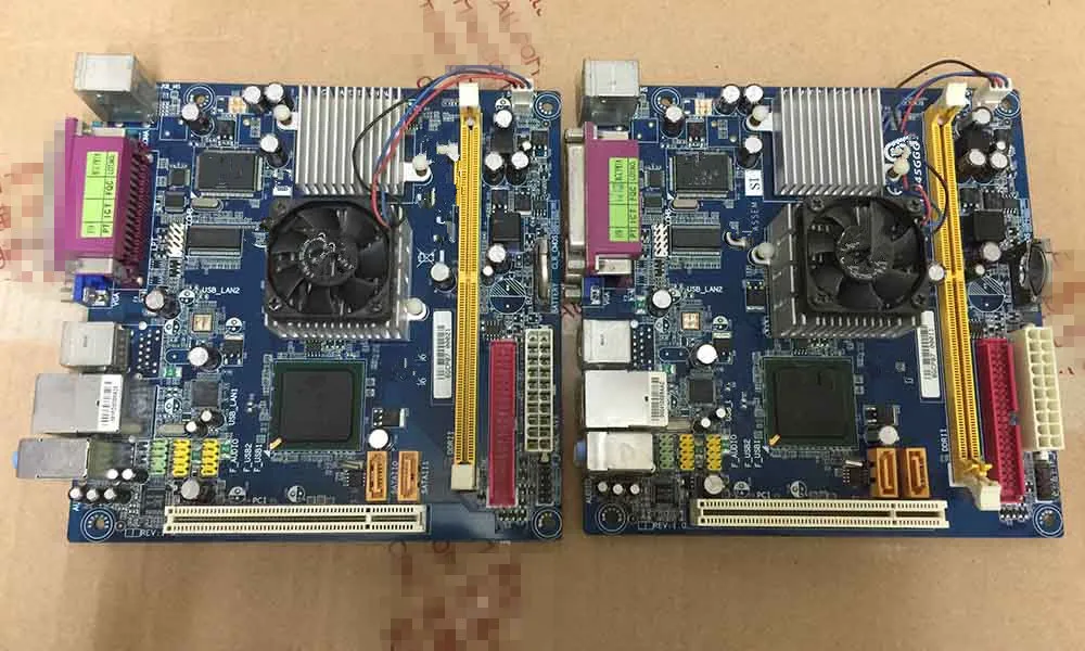 ATOM 230 ITX-WN45A материнская плата с низким энергопотреблением 945G | Компьютеры и офис