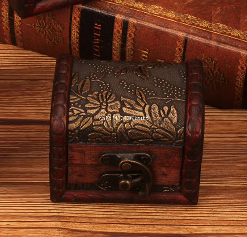 100 шт. коробки для ювелирных изделий маленькие сундуки винтажные ящики сокровищ