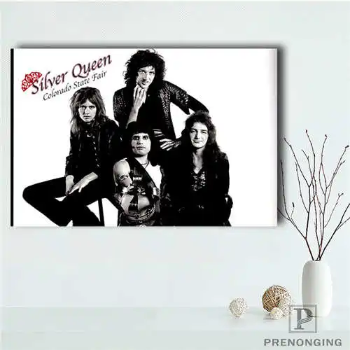 Изготовленный На Заказ queen band (1) @ Печатный постер тканевый настенное искусство