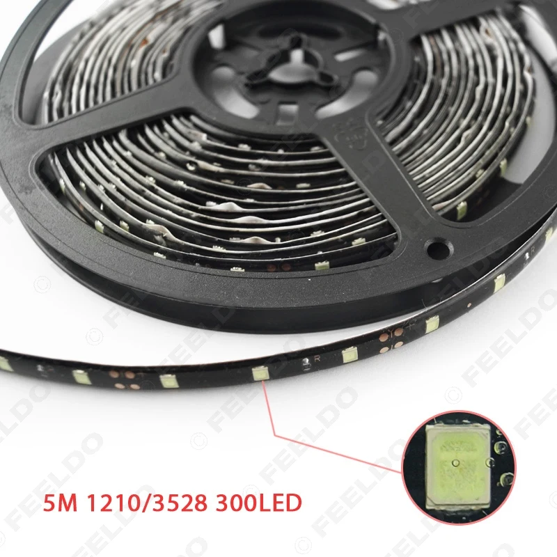 Белая светодиодная лента для украшения автомобиля декоративная дневных ходовых