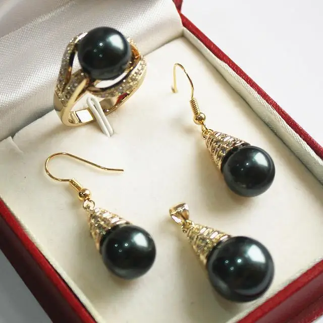 Серьги/Кольцо/кулон + цепочка 5 комплектов|sea shell pearls earrings|necklace pendant ringpearl earrings necklace |