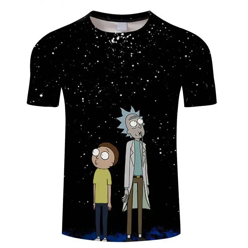 Новинка года, футболка с рисунком Мужская 3D футболка Rick and marty By Jm2 летняя футболка футболки с короткими рукавами и круглым вырезом, Прямая поставка с изображением медведя из мультфильма «зверотоп» - Цвет: T01038