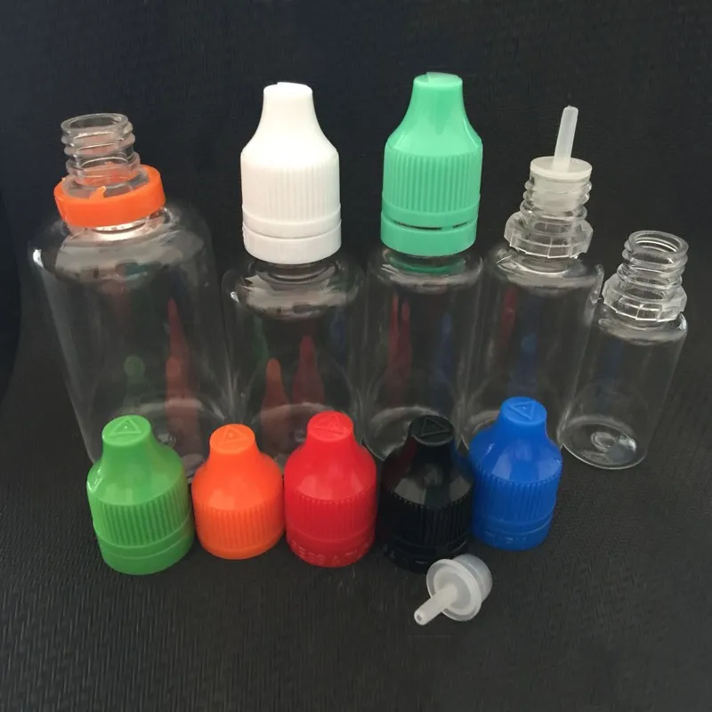 Пластиковые контейнеры для хранения 100 шт. бутылка с капельницей домашних