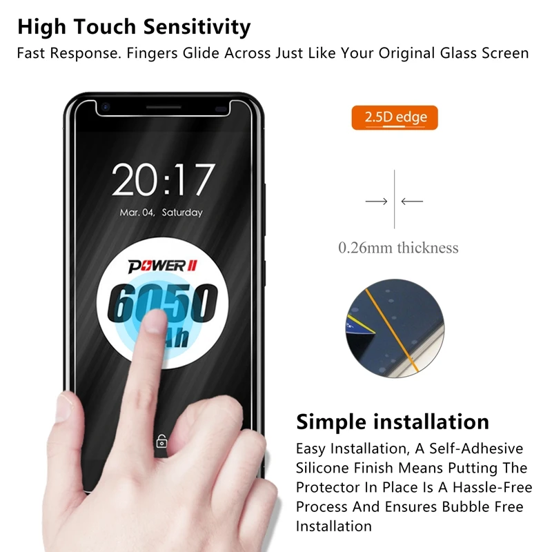 Для Ulefone Power 2 стекло для S8 Pro закаленное s 8 Защитная пленка экрана 9H защитное