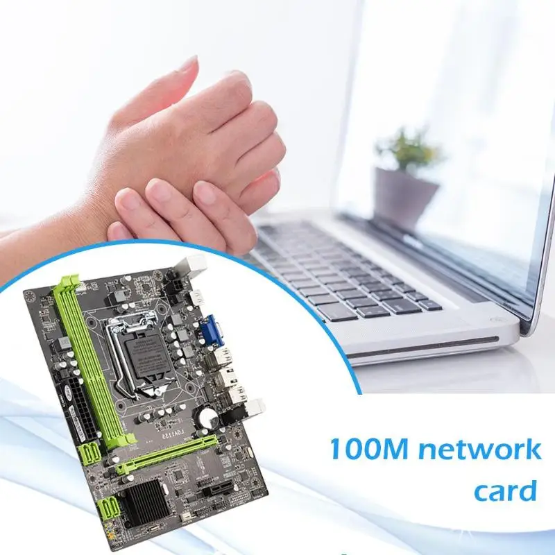 JINGSHA H61 B75 настольная материнская плата Разъем LGA1155 32 Гб M-ATX материнская плата компьютера USB 2,0 PCI-E16X слот для видеокарты VGA HDMI