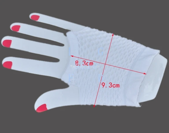 2015 Fashion 1 Pair Nice Sexy Nylon Net Gloves Evening Party Dress Short Driver Black/White | Аксессуары для одежды