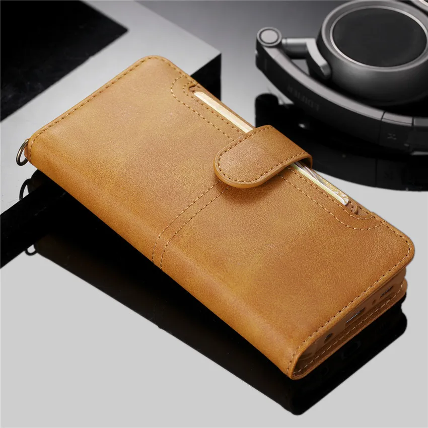 Brown for 7plus 8plu Роскошный брендовый Магнитный чехол-кошелек для Iphone 8, 7 Plus, Fundas, кожаный чехол-подставка, держатель для карт, карман Etui для Iphone 8 plus, чехол - Цвет: Brown for 7plus 8plu