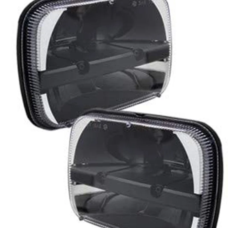 two piece Для Jeep Cherokee XJ ковшом размером 4х4 внедорожный(5X7) " x 7" 7x6 дюймов светодиодный прямоугольный светодиодный фар H6054 H5054 H6054LL 69822 6052 6053 - Цвет: two piece