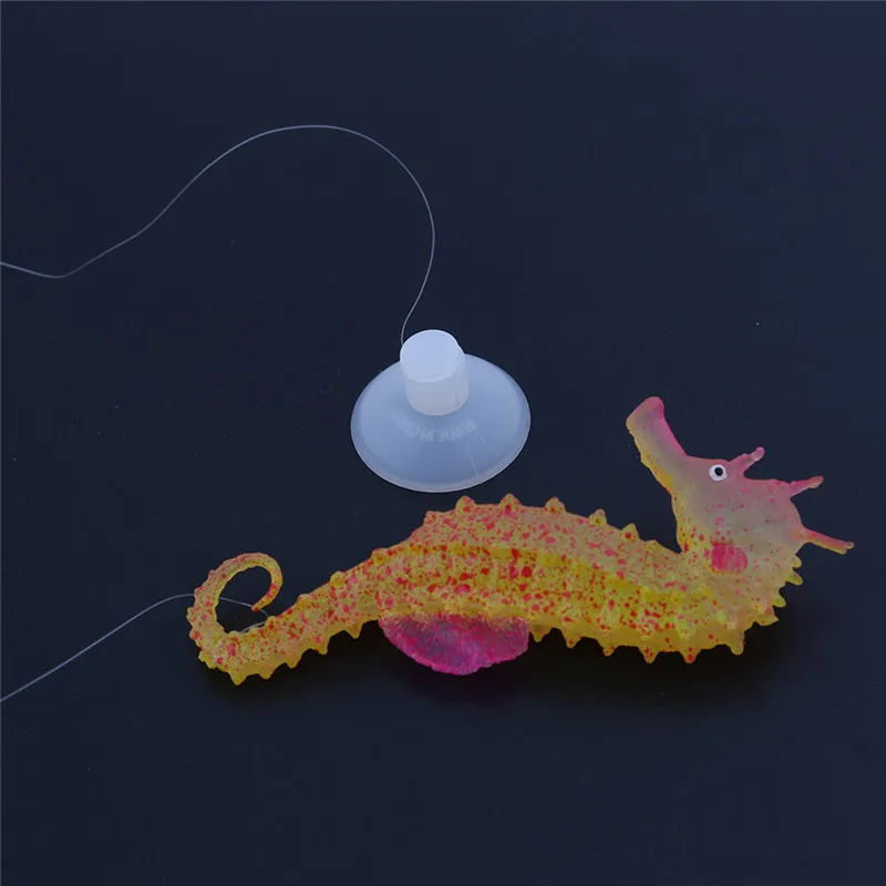Искусственный аквариум светящийся морской конек украшение для аквариума медузы