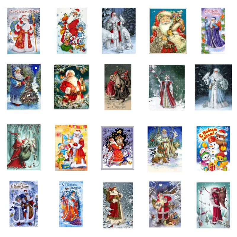 

5D полная алмазная живопись для творчества, вышивка крестиком, Санта-Клаус, Рождество, предмет искусства, украшение D1466