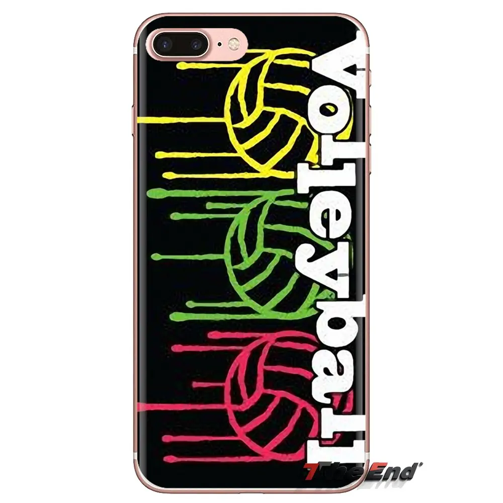 Для девочек Спортивные фанаты мир люблю волейбол мягкий кожаный чехол для Samsung