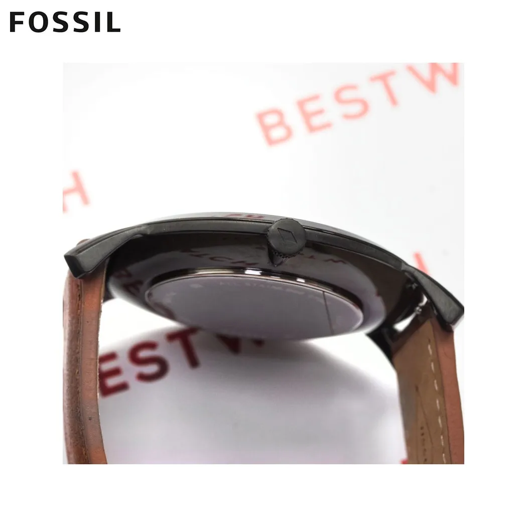 Наручные часы Fossil FS5305 мужские кварцевые на кожаном ремешке|Кварцевые часы| |