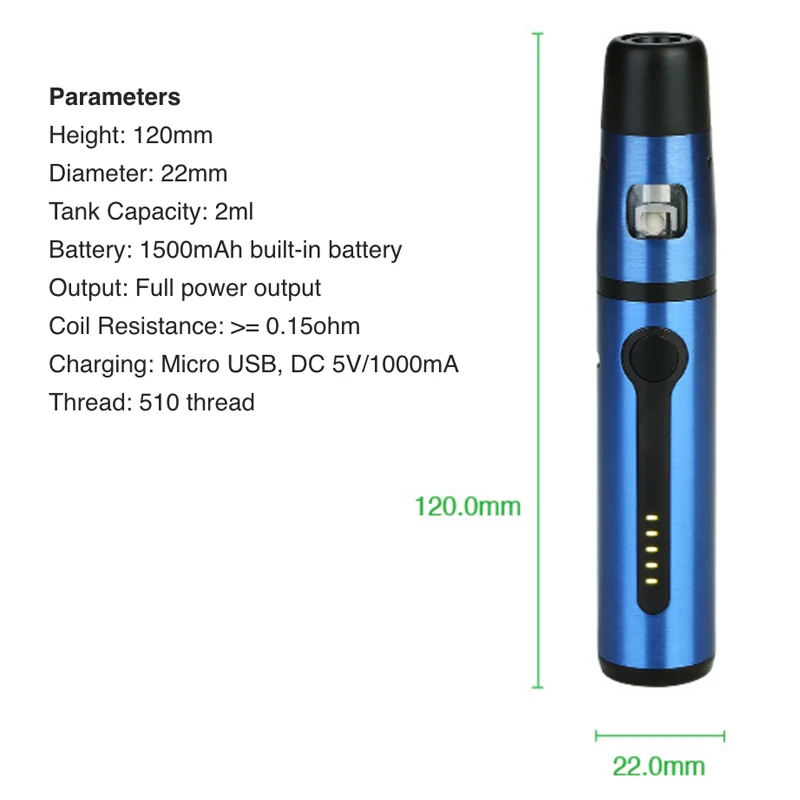 Оригинальный набор для начинающих KangerTech K-PIN Mini с емкостью 1500 мАч 2 мл головкой