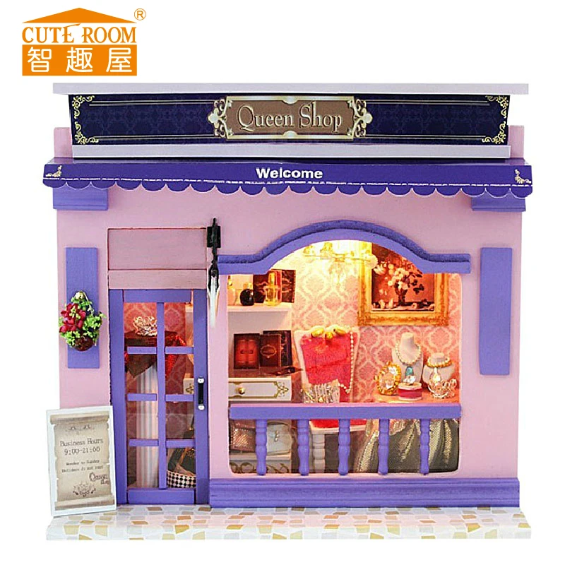Новое поступление 2017 подарок Miniatura кукольный домик деревянные миниатюрные