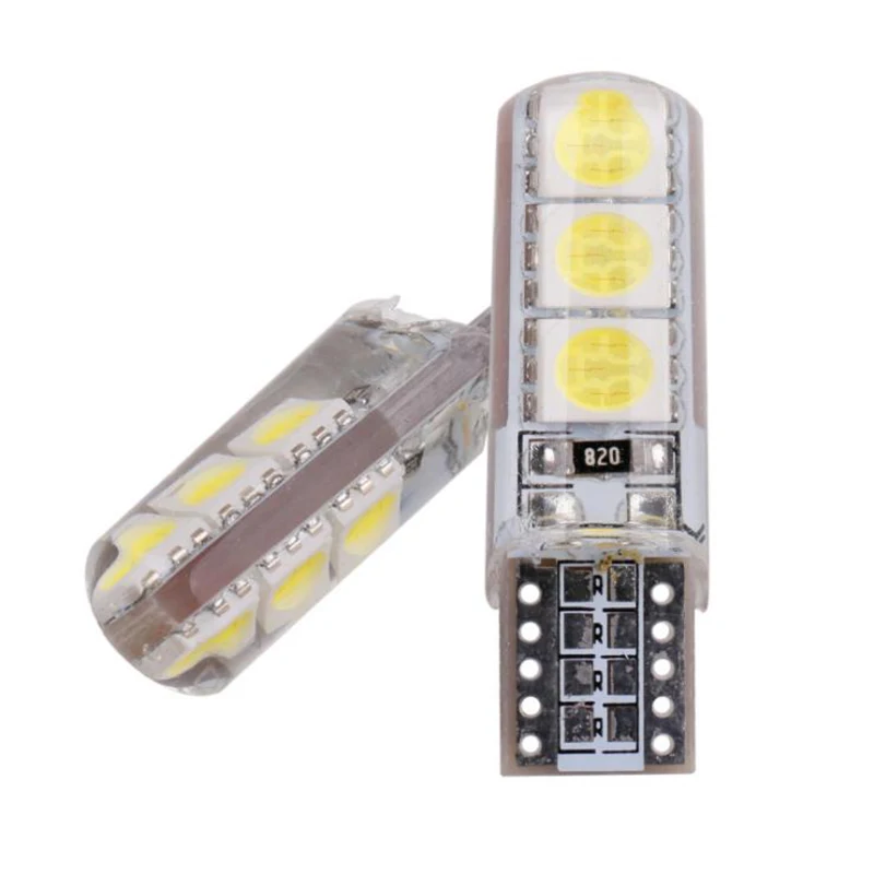 2 шт. силиконовые лампы 5050 6SMD T10 W5W/194 | Автомобили и мотоциклы