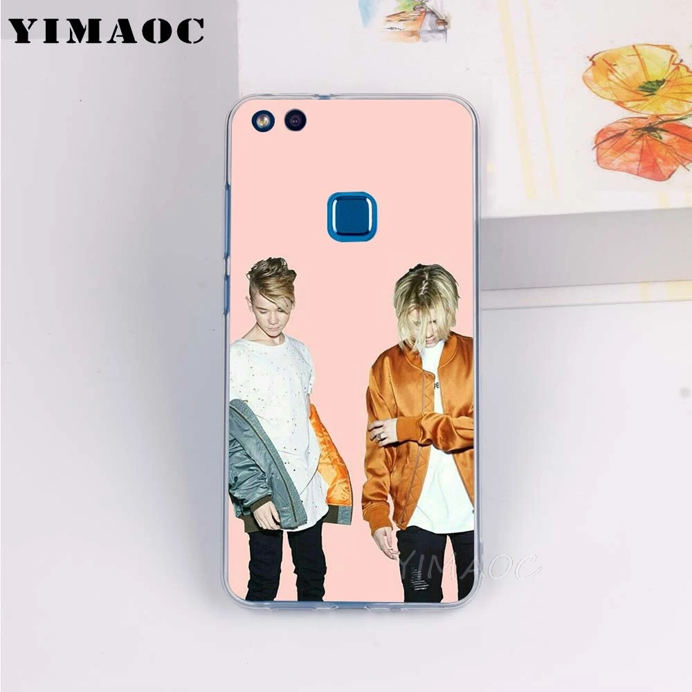Мягкий чехол YIMAOC Marcus &amp Martinus brothers для Huawei P8 P9 P10 P20 P30 Lite Pro P smart 2019 |