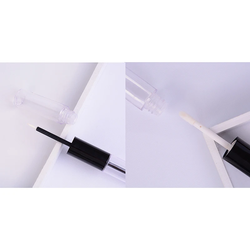 Пустые тюбики для блеска губ с двойной головкой двухсторонний прозрачный