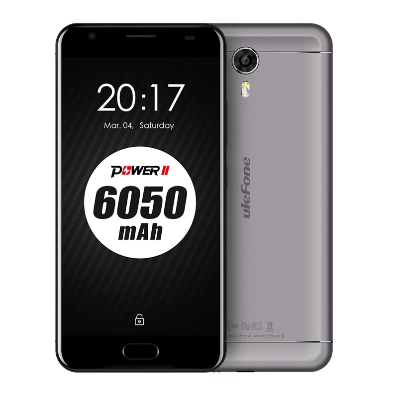 Оригинал Ulefone Мощность 2 mtk6750t Octa Core сотовые телефоны android 7.0 5.5 дюймов мобильный