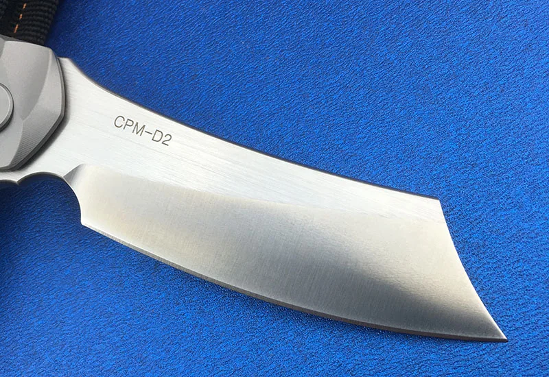 Титановый плавник LEMIFSHE 032 D2 blade TC4 тактический складной нож с шарикоподшипником