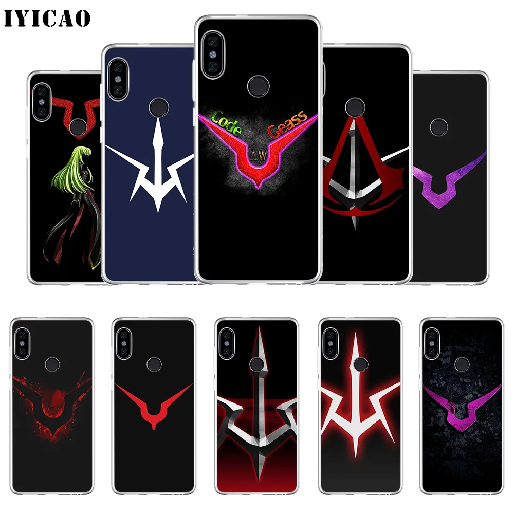 Мягкий силиконовый чехол для телефона IYICAO Code Geass с логотипом Xiaomi Mi 9 8 SE 6 A1 A2 Lite F1 MIX2S