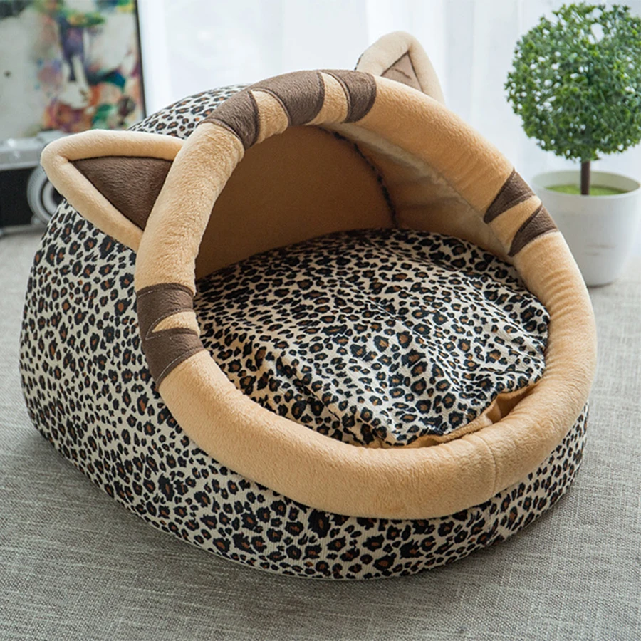 Юртовый домик для домашнего животного-собаки кровать коты моющиеся коврики