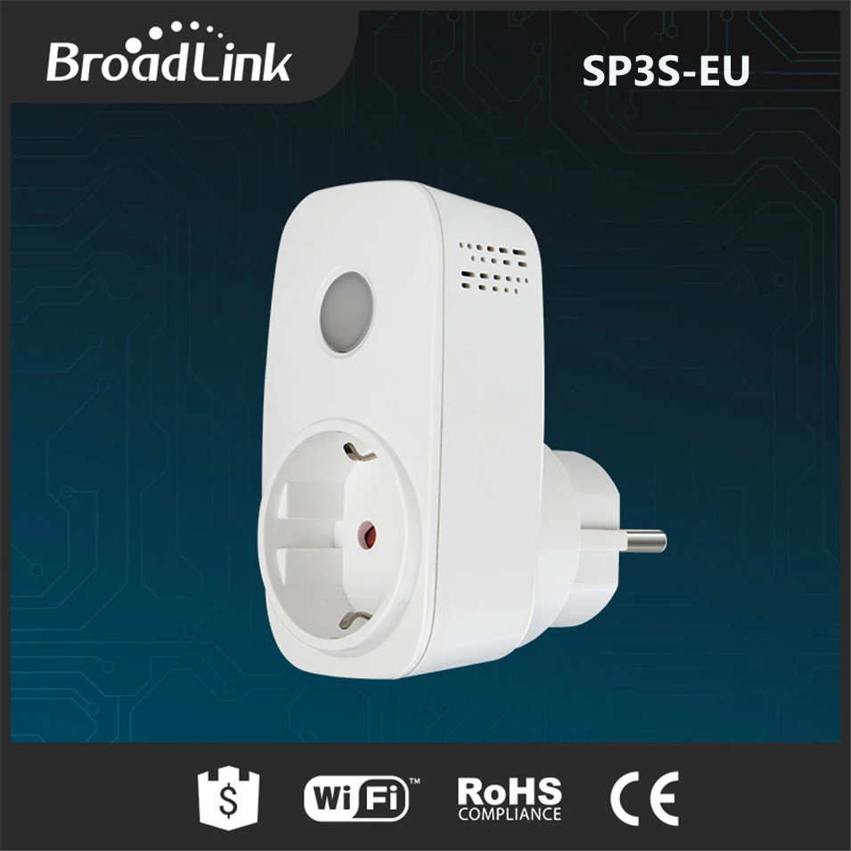 Broadlink SP3S таймер вилка ЕС беспроводной WiFi умная розетка монитор энергии умный дом дистанционное управление IOS Android