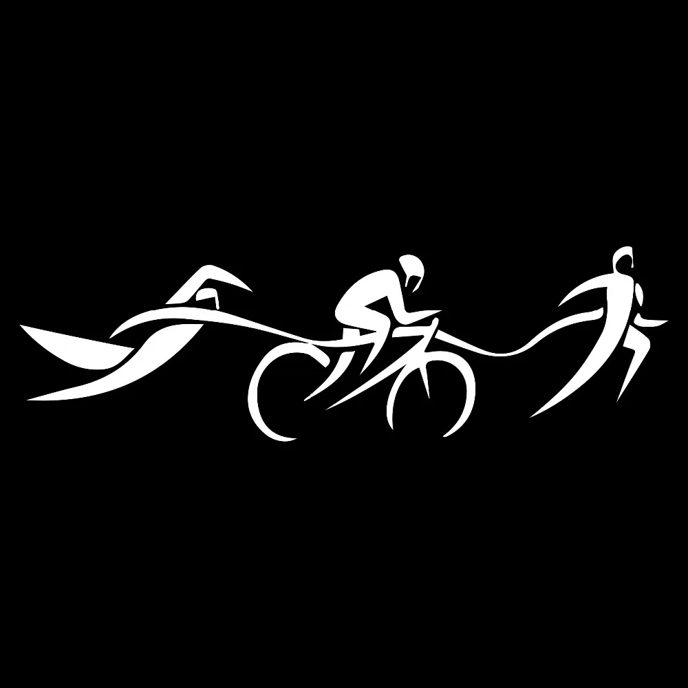 Tancredy 18*5 3 см Модный Триатлон спортивный новый стиль Ослепительная наклейка для