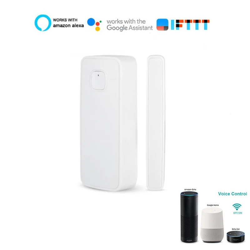 Беспроводной дверной сигнализатор Wi Fi датчик для окон и дверей умного дома с