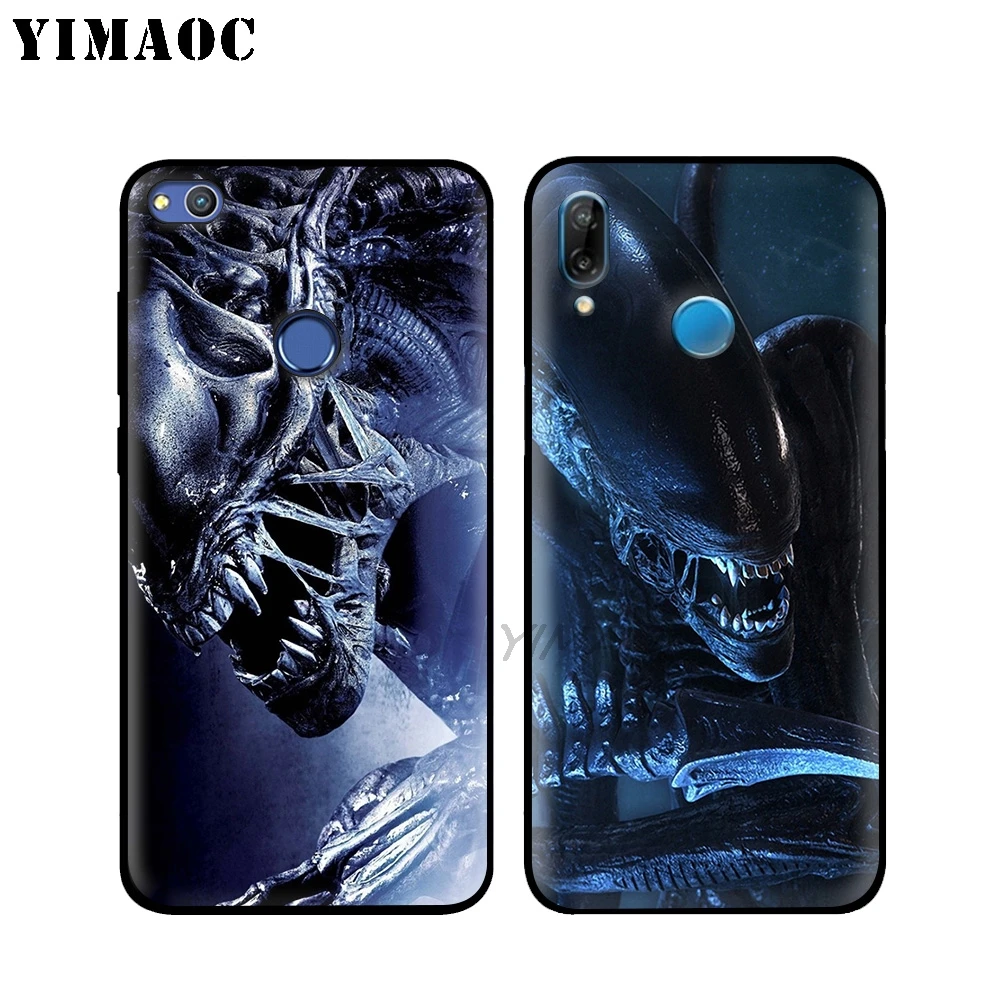 YIMAOC Alien Horror Soft Case for Huawei Honor Mate 20 9X Note 10 Pro 8X 8 6A 7A 7X 7C Y9 Y7 Y6 Prime 2018 2017 View |