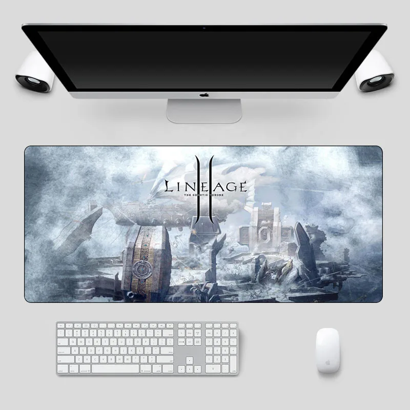 Lineage 2 большой игровой коврик для мыши XXL резиновая скорость мышь геймер Блокировка края клавиатуры pad офисный ноутбук стол для компьютера коврик