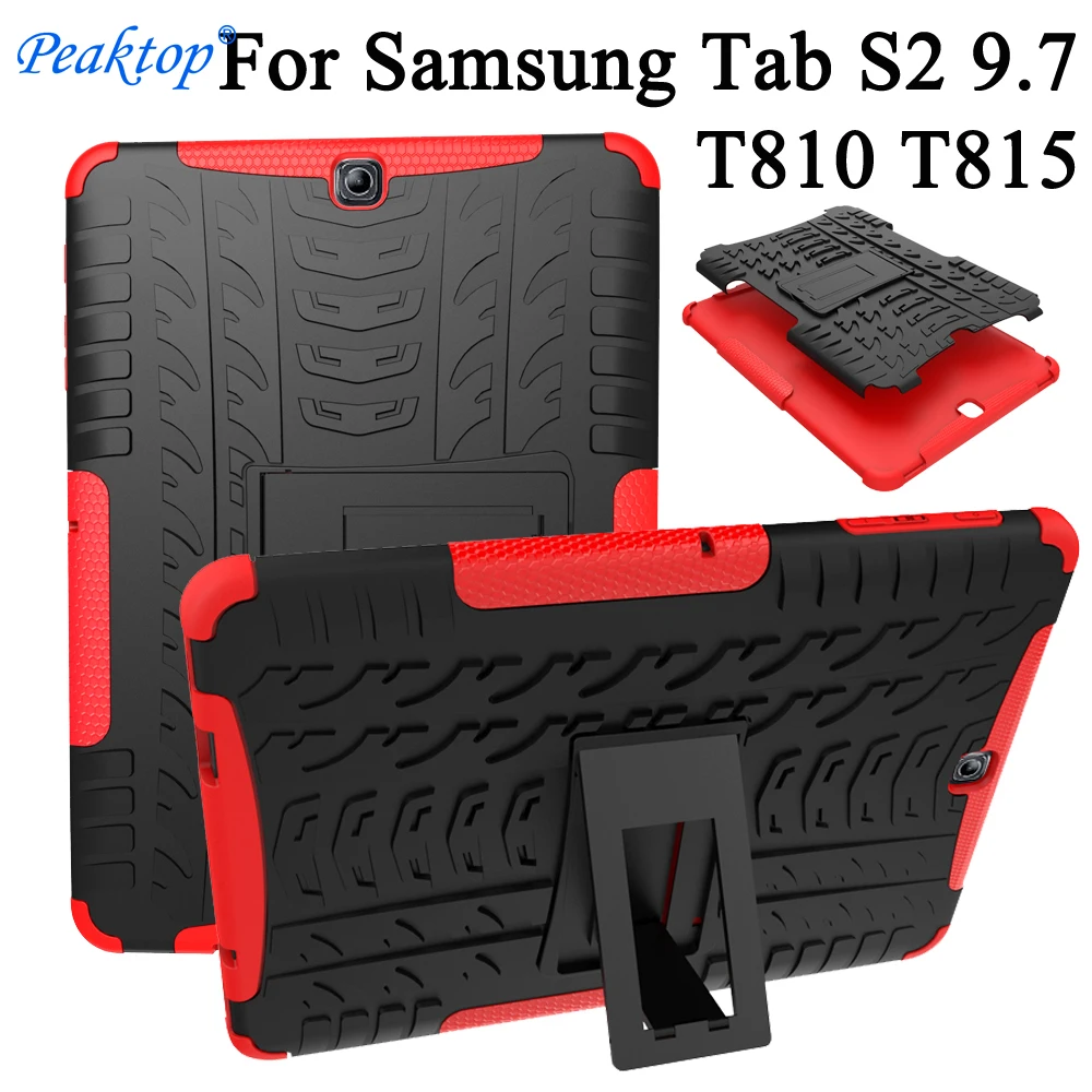 Сверхпрочный гибридный жесткий чехол из ТПУ для Samsung GALAXY Tab S2 9 7 &amp quot SM T810 T815 T813 T819