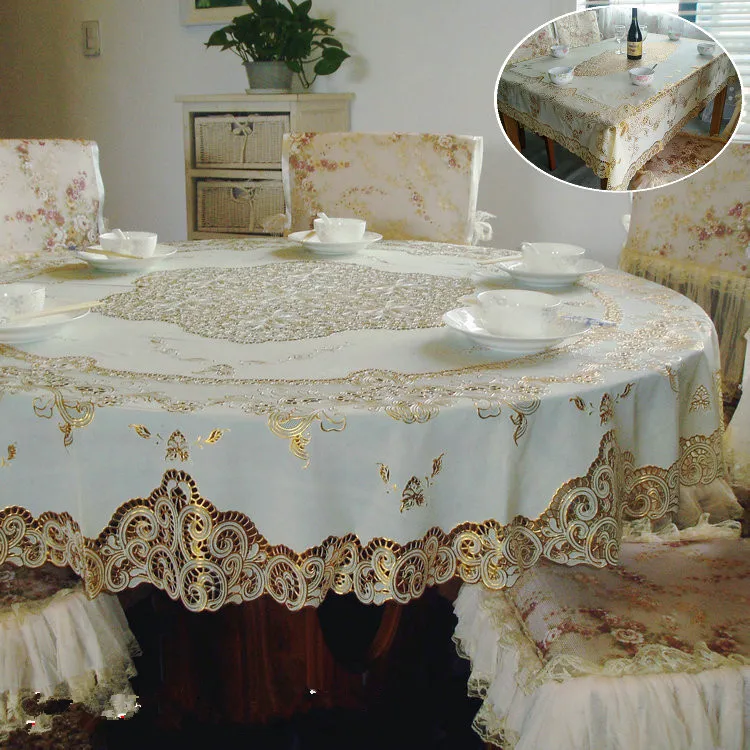 Круглая скатерть для обеденного стола из ПВХ прямоугольная водонепроницаемая