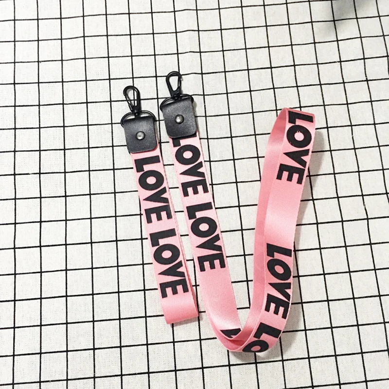 Ремешок с надписью Love Words для телефона удостоверения личности спортивный