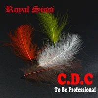 royal sissi 4packsset fly tying cdc feathers 0 5gpack cul de canard preen glands buoyancy butt feather dry fly tying materials