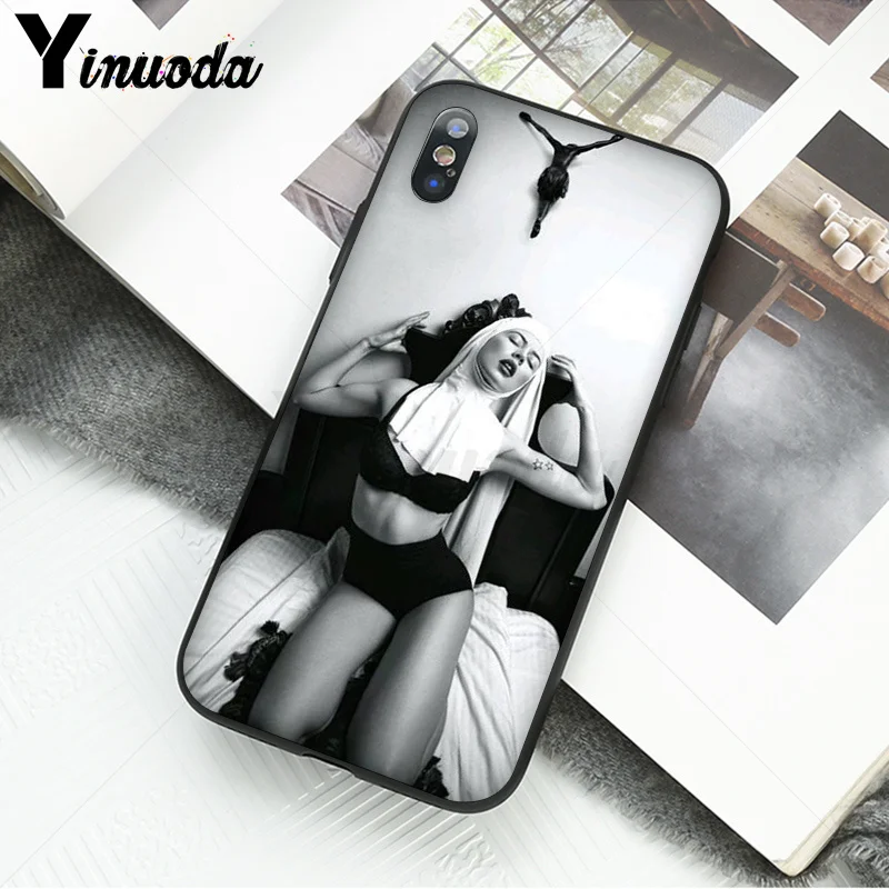 A3 Yinuoda Sister nun TPU Мягкий силиконовый черный чехол для телефона для Apple iPhone 8 7 6 6S Plus X XS MAX 5 5S SE XR Чехол для мобильного телефона - Цвет: A3