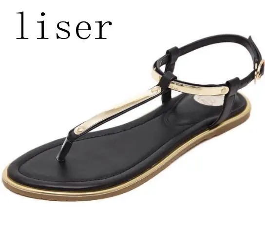 Liser новые шлепанцы Босоножки женская летняя обувь женские пряжка на плоской