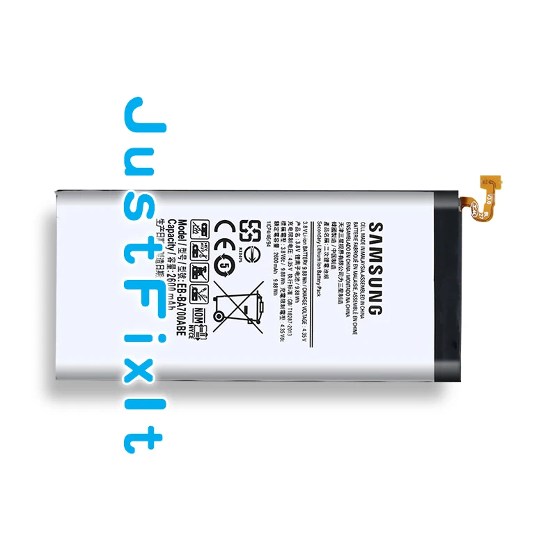 EB-BA700ABE Original Replacement Battery For Galaxy A7 2015 A700 A700S A700L A700FD Genuine Phone 2600mAh | Мобильные телефоны и