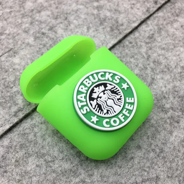 Мультяшный Мягкий силиконовый чехол для Airpods, противоударный защитный чехол для наушников, водонепроницаемый чехол для iPhone 7 8, аксессуары для гарнитуры