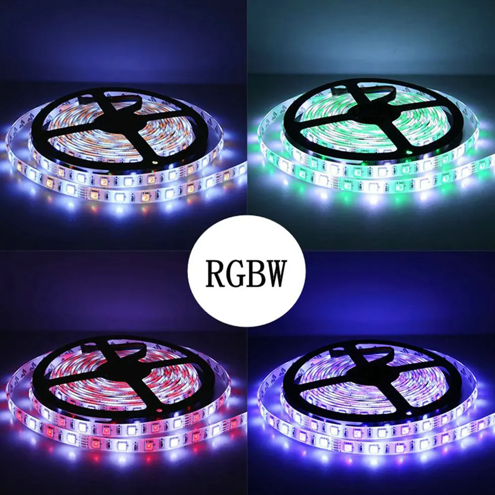 Набор светодиодных лент 5 м/10 м/15 м/20 М 5050 RGB/RGBW/RGBWW с сенсорным экраном 2,4 г РЧ пульт дистанционного управления+ блок питания 12 В