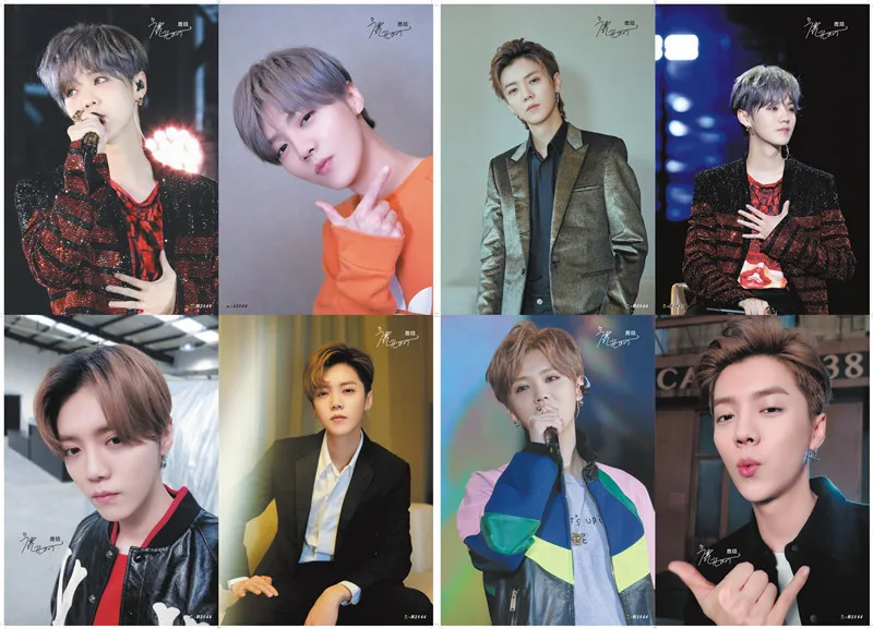 16 шт. плакаты Овен Лу Хань китайский подарок для певицы актера новая версия